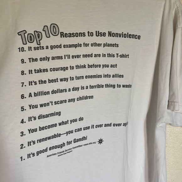 Vintage non violation action works shirt - Picture 5 of 5